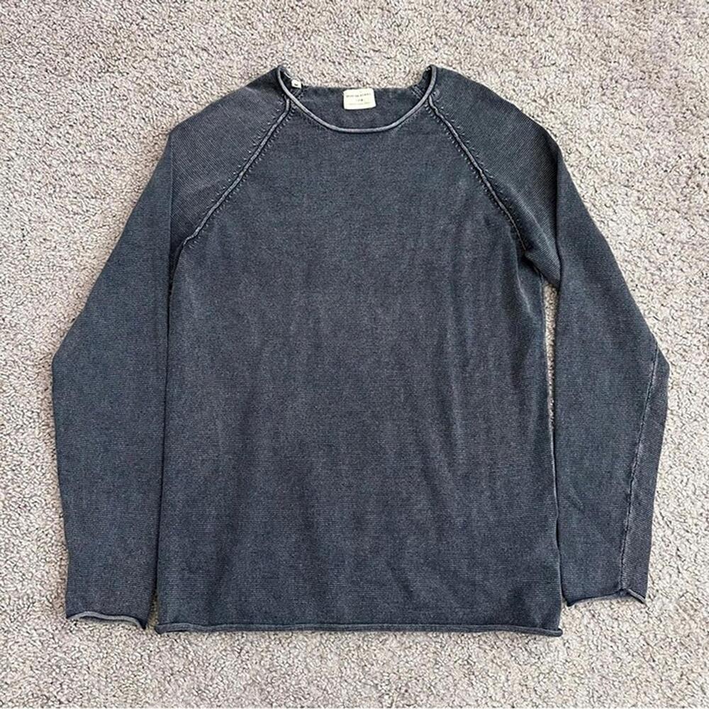 Selected Homme Knit Dark Gray Long Sleeve Shirt Womens M